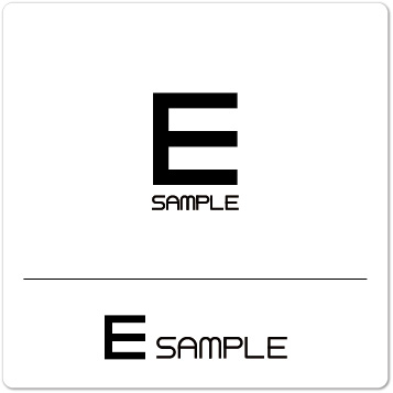 ロゴ　E（アルファベット）シンプル