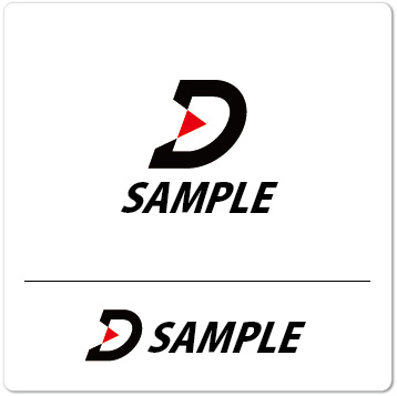 ロゴ　D（アルファベット）シンプル
